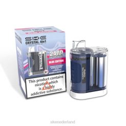 Ske Vape Flavours - SKE Crystal 4 in 1 2400 podkit gemengd blauwe editie ZRL44