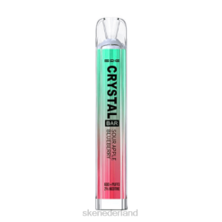 Ske Vape Flavours - SKE Crystal Bar wegwerp damp zure appel en bosbes ZRL484