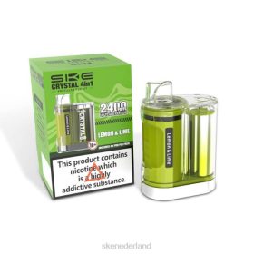 Ske Vapes Bestellen - SKE Crystal 4 in 1 2400 pod-kit citroen & limoen ZRL48