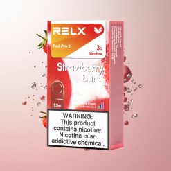 RELX Pod Pro 2 600 Puffs Aardbeien Smak 1.9ml Nicotine 3%