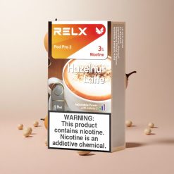 RELX Pod Pro 2 600 Puffs Hazelnoot Latte 1.9ml 3% Nicotine