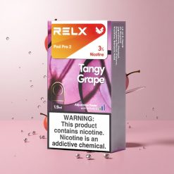 RELX Pod Pro 2 600 Puffs Zachtzoete Druif Nicotinegehalte:3%