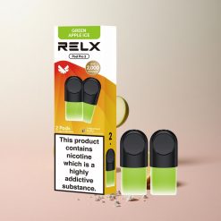 RELX Pod Pro 2 600 puffs Groene Appel IJs Nicotinegehalte:1.8%