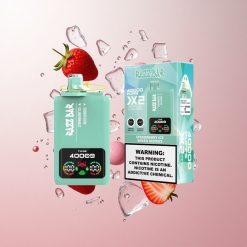 Razz Bar 40000 Puffs Wegwerp Vape Aardbei Ice_Gemengde Bessen met Power Screen Display & Type-C Port