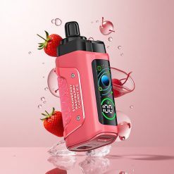 Razz Bar 45000 Puffs Wegwerp Vape Aardbei Kers IJs met 1.0 Ohm Mesh Coil & Type-C Oplaadbaar