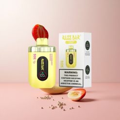 Razz Bar 50K Puffs Wegwerp Vape Aardbei Banaan met 50000 Puffs & Type-C Oplaadbaar