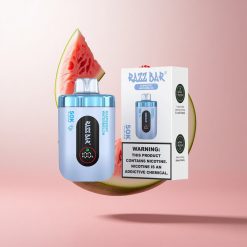 Razz Bar 50K Puffs Wegwerp Vape Framboos Watermeloen met 50000 Puffs & Type-C Oplaadbaar